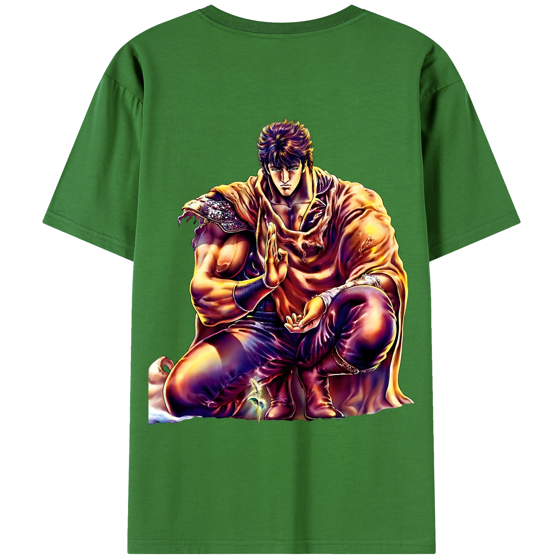 （画像用） 北斗の拳 Fist of the North Star レディース半袖Tシャツ(バックプリント)